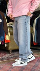 شلوار بگ بالونی یخی تینت صورتی