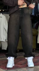 شلوار بگ بالونی تینت قهوه ای