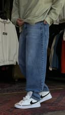 شلوار بگ بالونی آبی روشن 