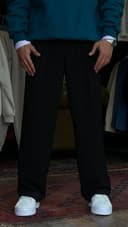 شلوار بگ پارچه ای مشکی