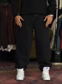 شلوار بگ بالونی دودی تیره کد7077